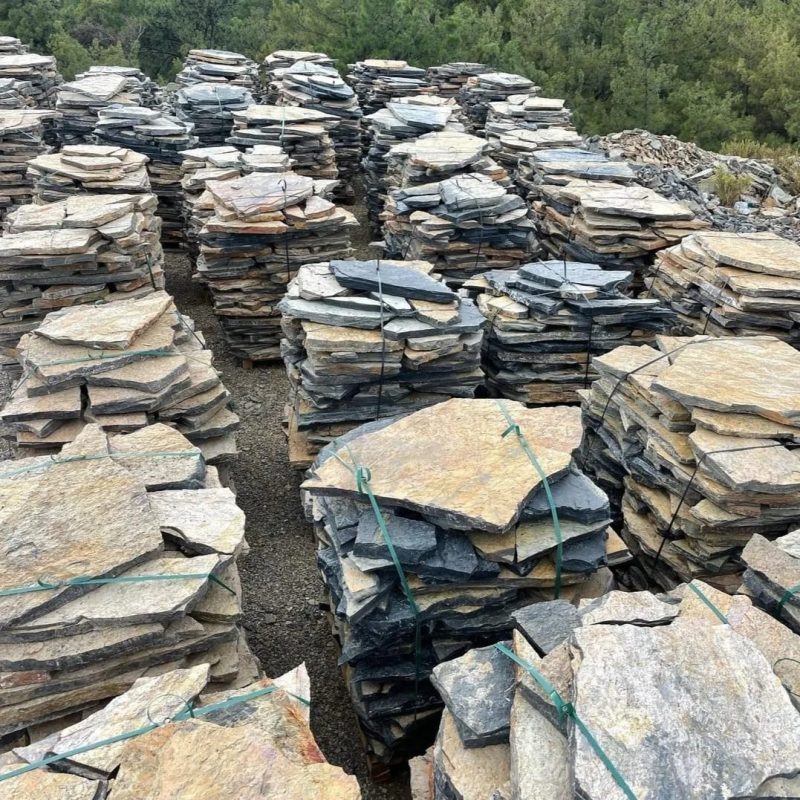 Kayrak Taşı Nedir ? Peyzaj Bahçe Taş kullanımı - Ege Peyzaj Bahçe Çim